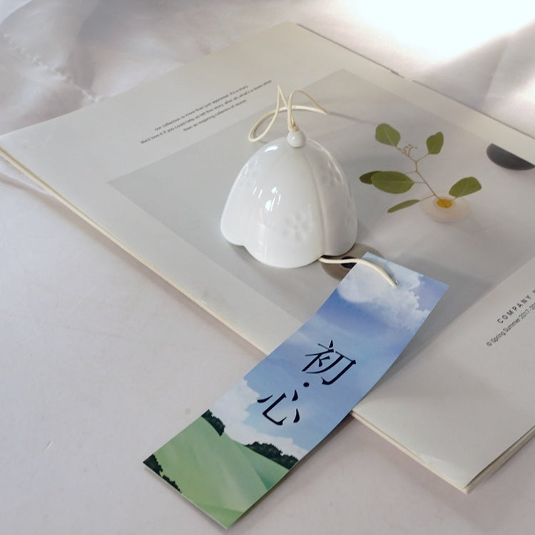 Wind Chimes Orchid Ceramic Ornaments