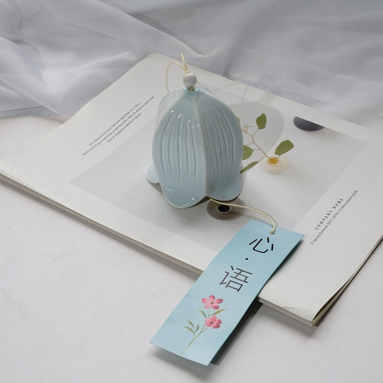 Wind Chimes Orchid Ceramic Ornaments