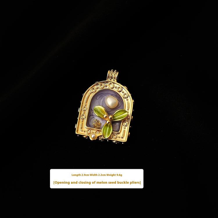 Pearl Flower Necklace Pendants