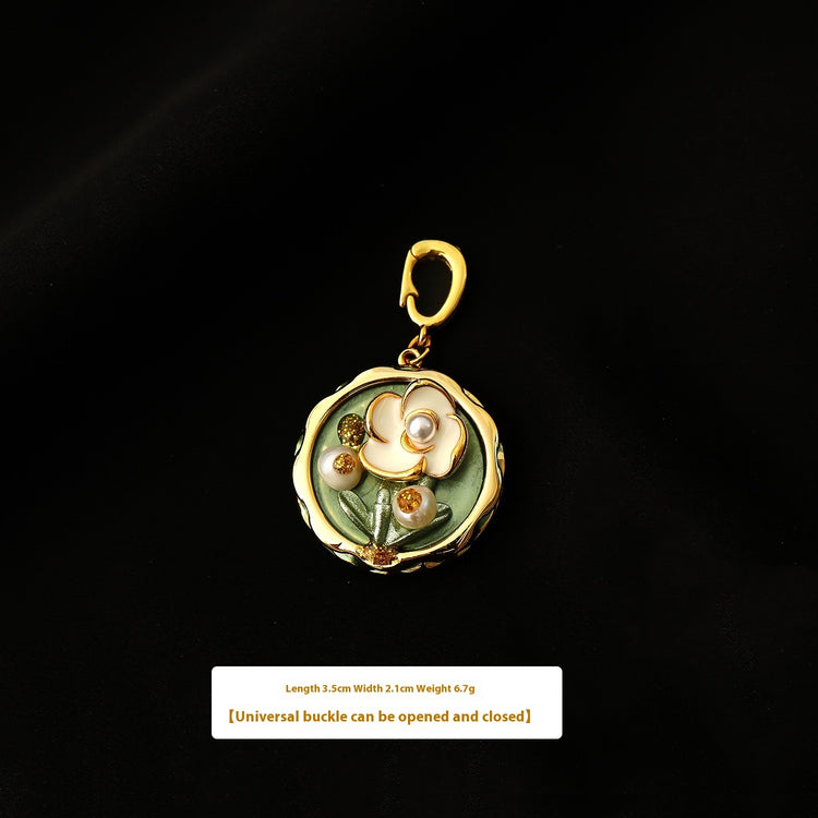 Pearl Flower Necklace Pendants