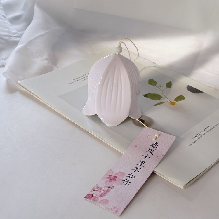 Wind Chimes Orchid Ceramic Ornaments