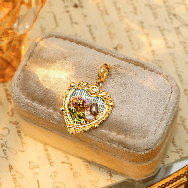 Pearl Flower Necklace Pendants