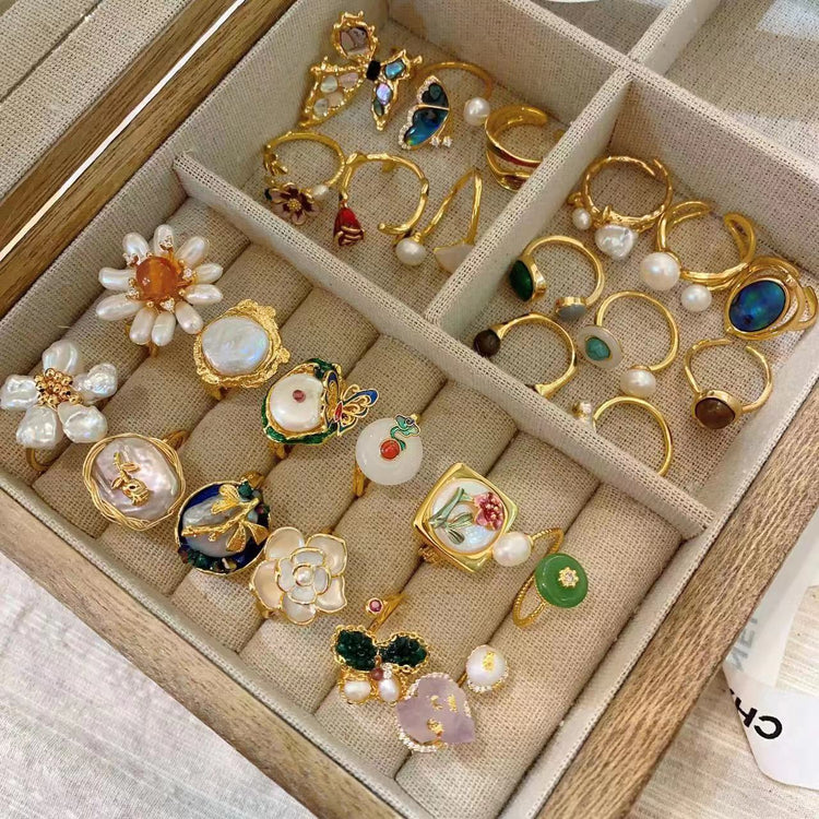 Natural Baroque Pearl Ring