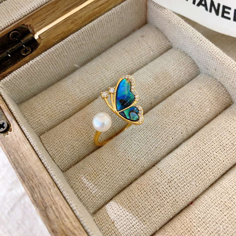 Natural Baroque Pearl Ring