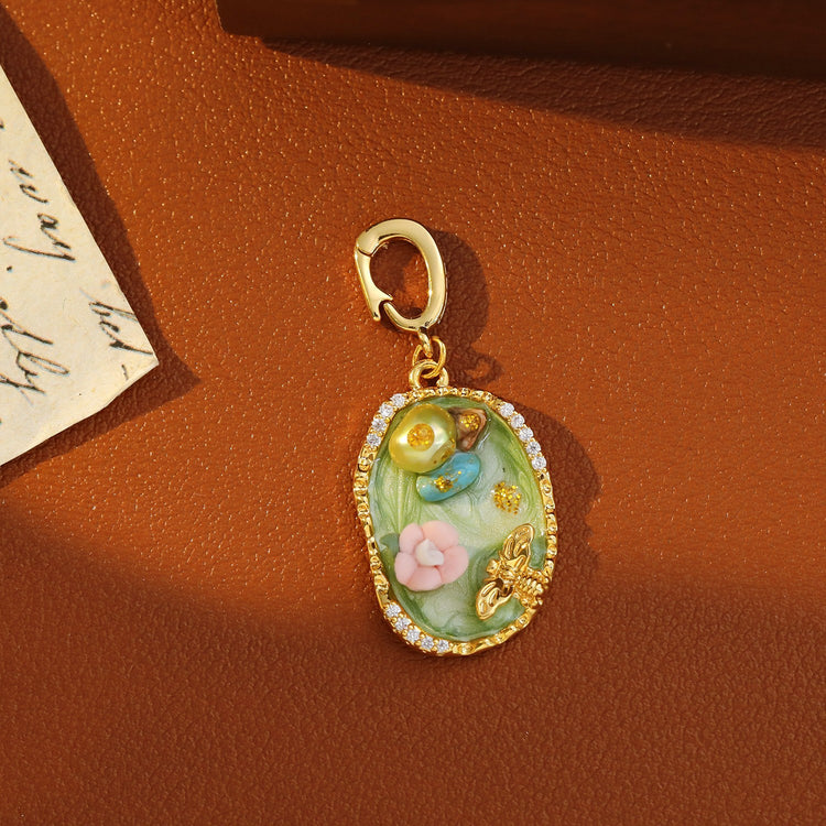 Pearl Flower Necklace Pendants