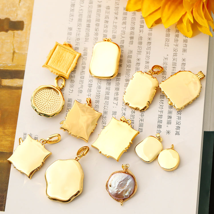 Pearl Flower Necklace Pendants