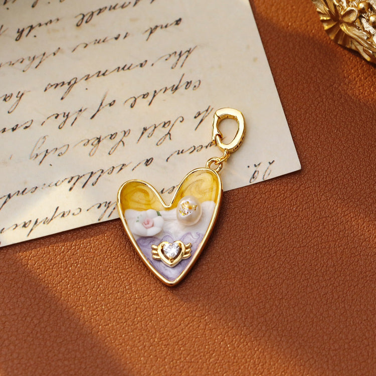 Pearl Flower Necklace Pendants