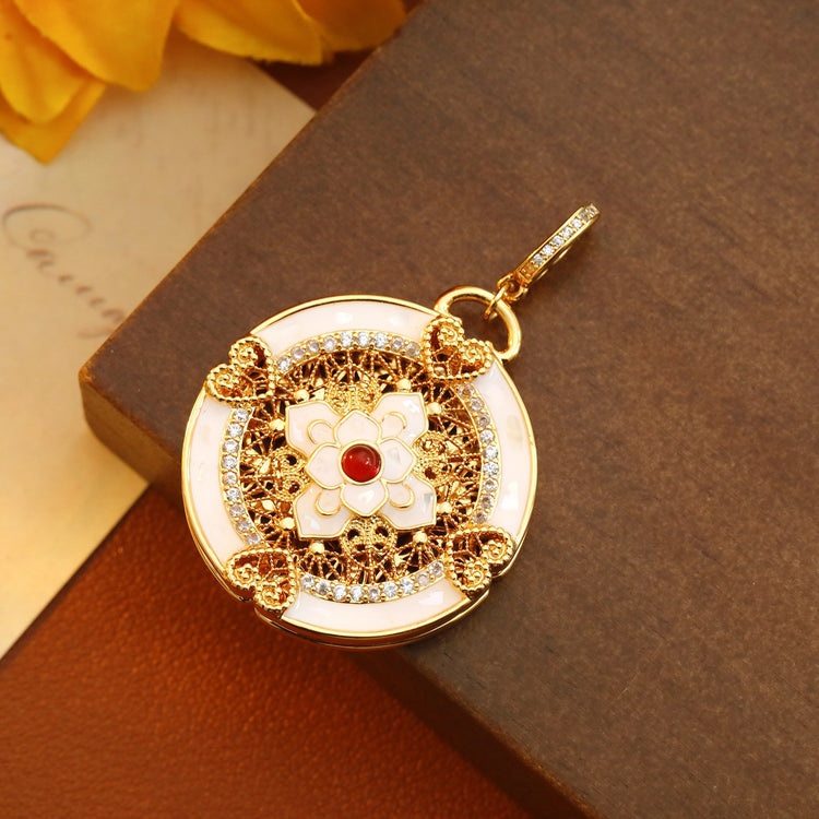 Pearl Flower Necklace Pendants