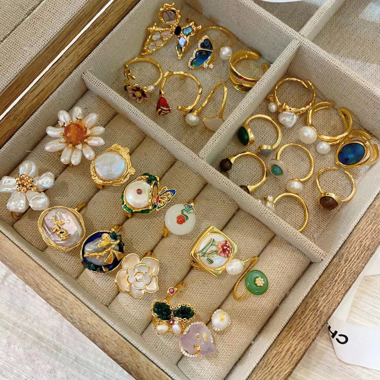 Natural Baroque Pearl Ring