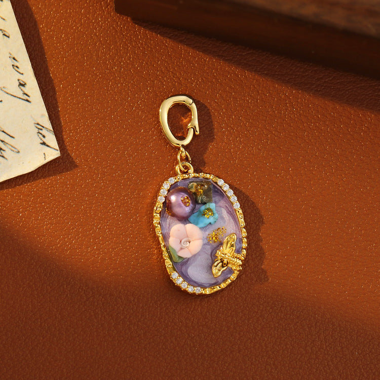 Pearl Flower Necklace Pendants