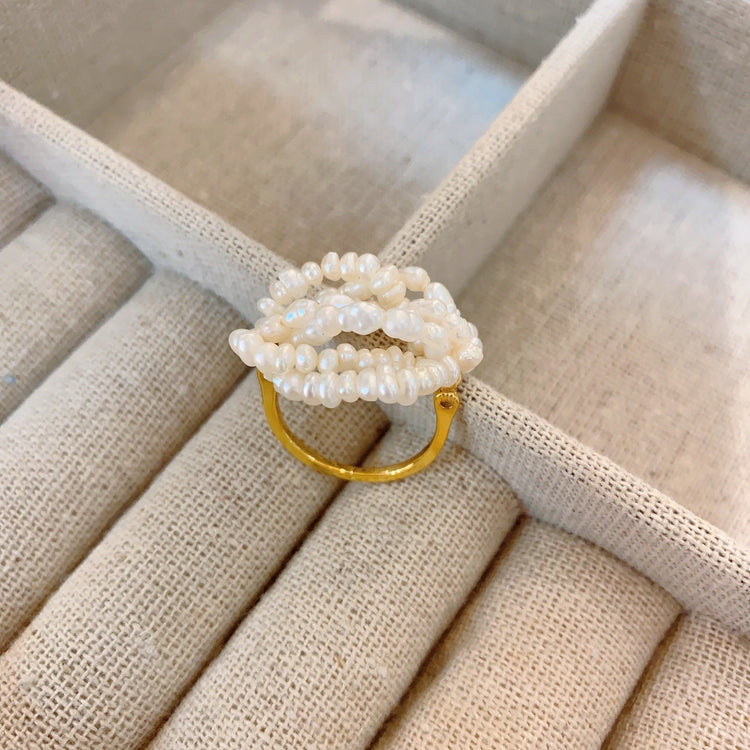 Natural Baroque Pearl Ring