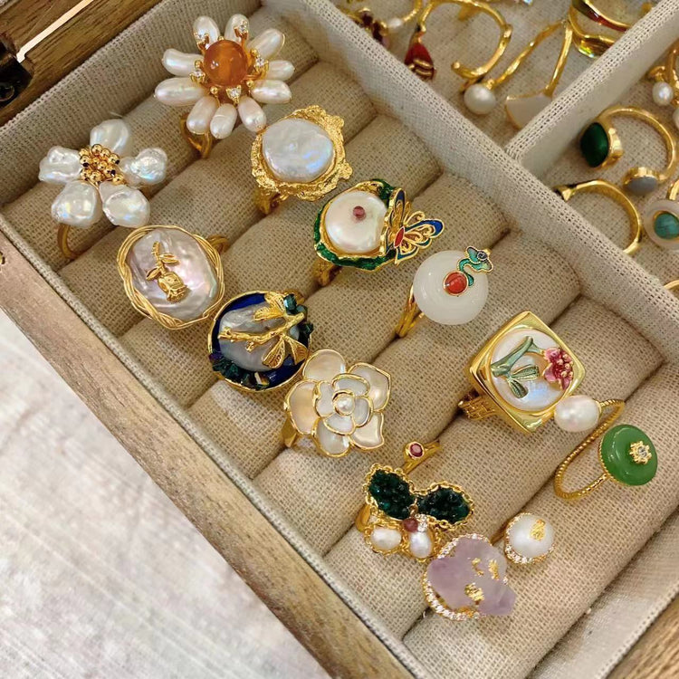 Natural Baroque Pearl Ring