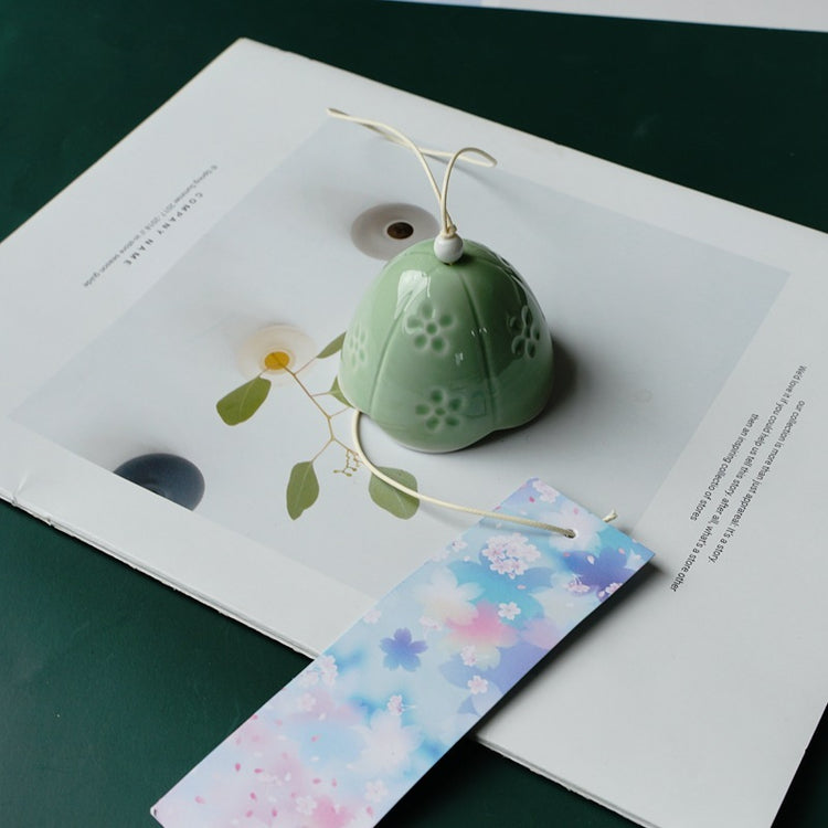 Wind Chimes Orchid Ceramic Ornaments