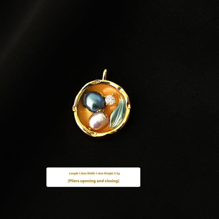 Pearl Flower Necklace Pendants