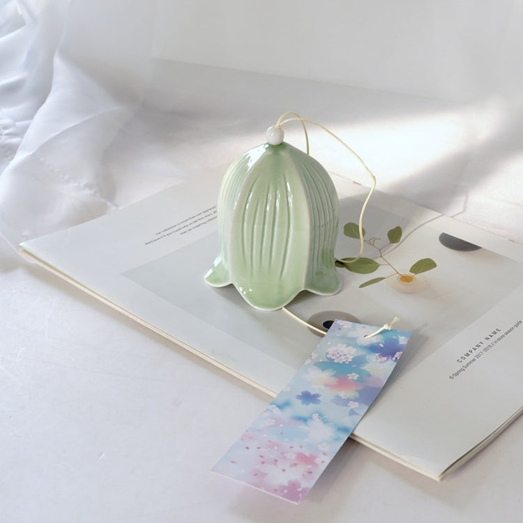 Wind Chimes Orchid Ceramic Ornaments