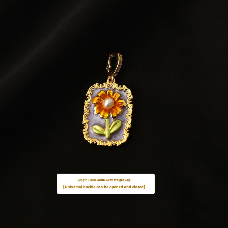 Pearl Flower Necklace Pendants