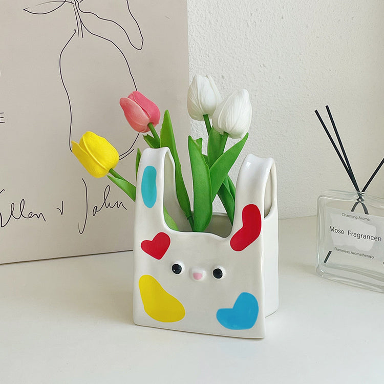 Cute Shopping Ceramic Bag