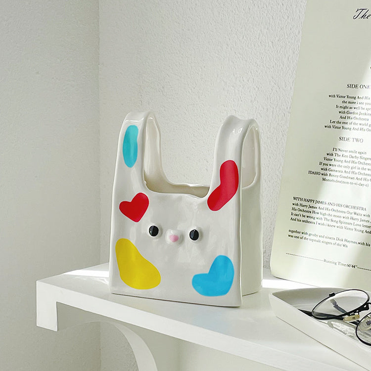 Cute Shopping Ceramic Bag